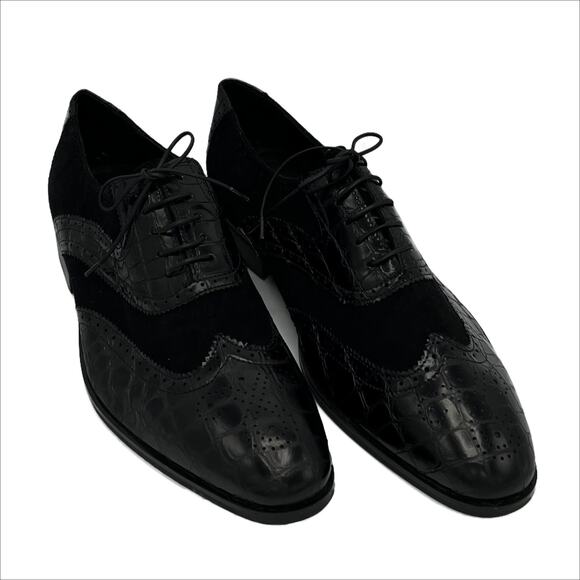 Baldi London Men's Glenfarg Dress Shoe in Black Size 9 - Picture 1 of 7